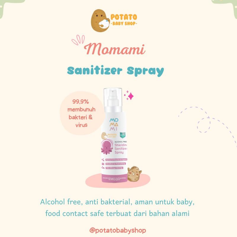 Momami Alcohol Free Shielding Sanitizer Spray