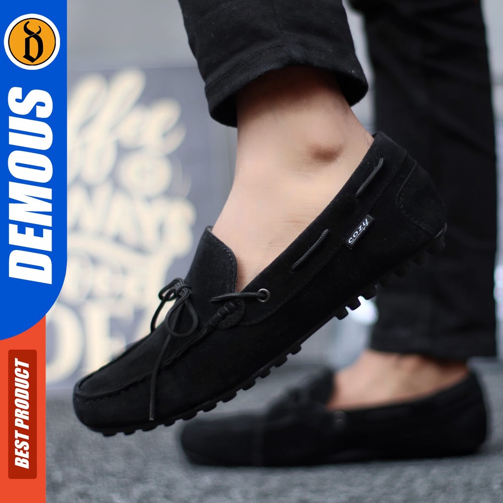 DEMOUS Celtic - Sepatu Slip On Casual Santai Slop Pria