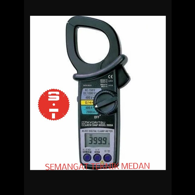 Jual 2003A DIGITAL CLAMP METER TANG AMPERE AC DC KYORITSU KEW SNAP 2003