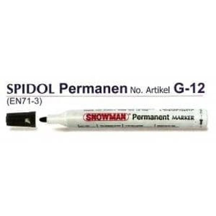 

Marker / Spidol Permanen SNOWMAN G12 - biru