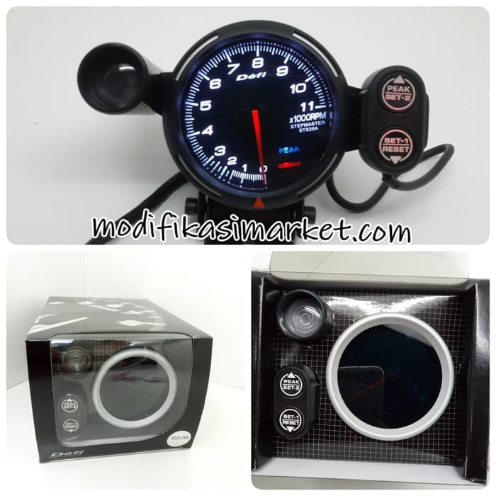 TACHOMETER DEFI BF RPM 7 WARNA IMPORT QUALITY- AKSESORIS INTERIOR MOBIL