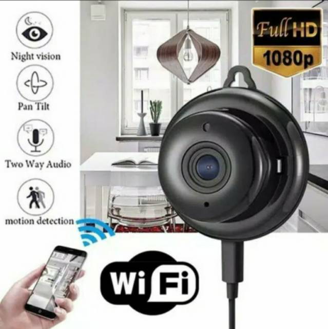 IP Camera CCTV V380 A1 MINI WIFI Spy Kamera IP HD 1080P Wireless Hidden CCTV Panoramic Night Vision