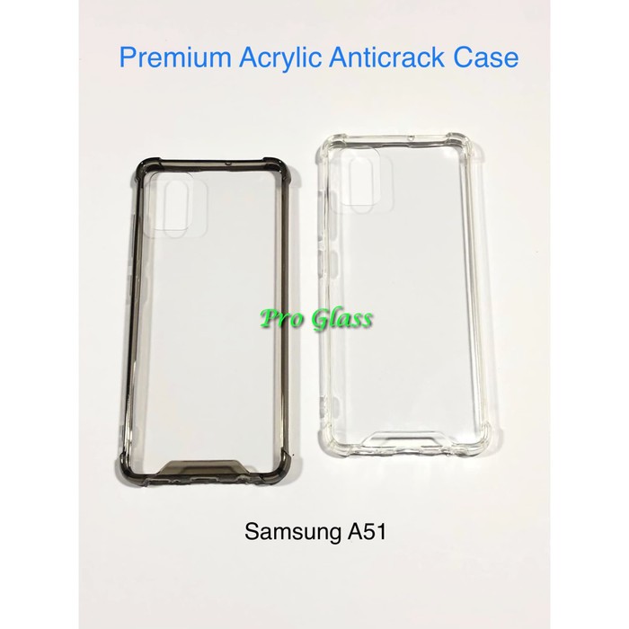 Samsung A51 Anticrack / Anti Crack / ACRYLIC Case Silicone Premium