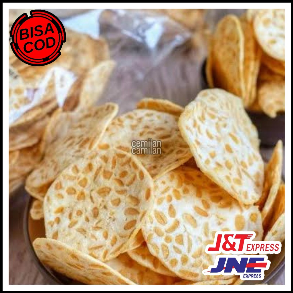 

Keripik Tempe sagu 125 Gram Snack kiloan cemilan camilan Makanan ringan jajanan jadul gurih asin