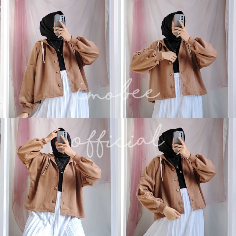 KIMMY OVERSIZE BUTTON // JAKET OVERSIZE BALON KANCING