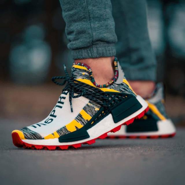 Pharrell x Adidas Afro Nmd Hu Pack "Core Black Red"