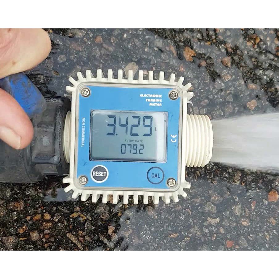 Flow Meter Digital K24 Fuel Diesel K-24 Air Turbine Water Chemical K 24 Cairan Arus waterflow