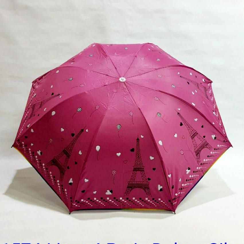 PAYUNG LIPAT MOTIF PARIS DALAM SILVER SAKURA 1574