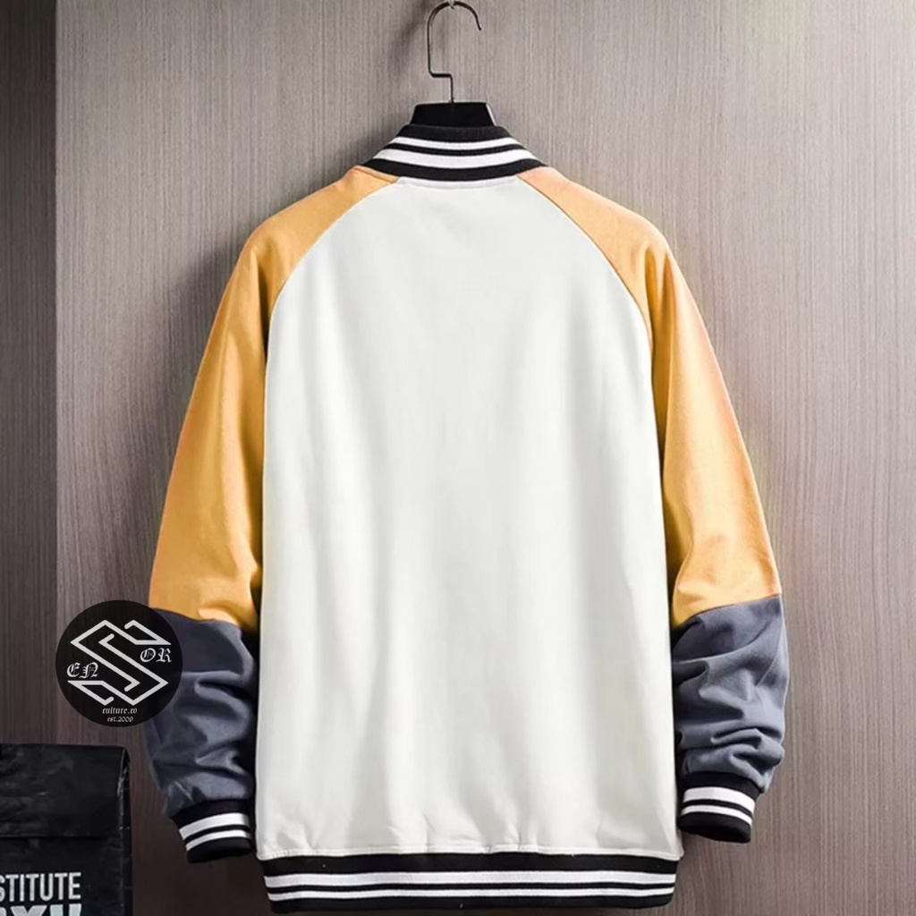 AKN - VARSITY JACKET VINTAGE  BASEBALL / JAKET BOMBER CANVAS PRIA / JAKET BOMBER DISTRO / JAKET BOMBER ORIGINAL / JAKET BOMBER BASEBAL