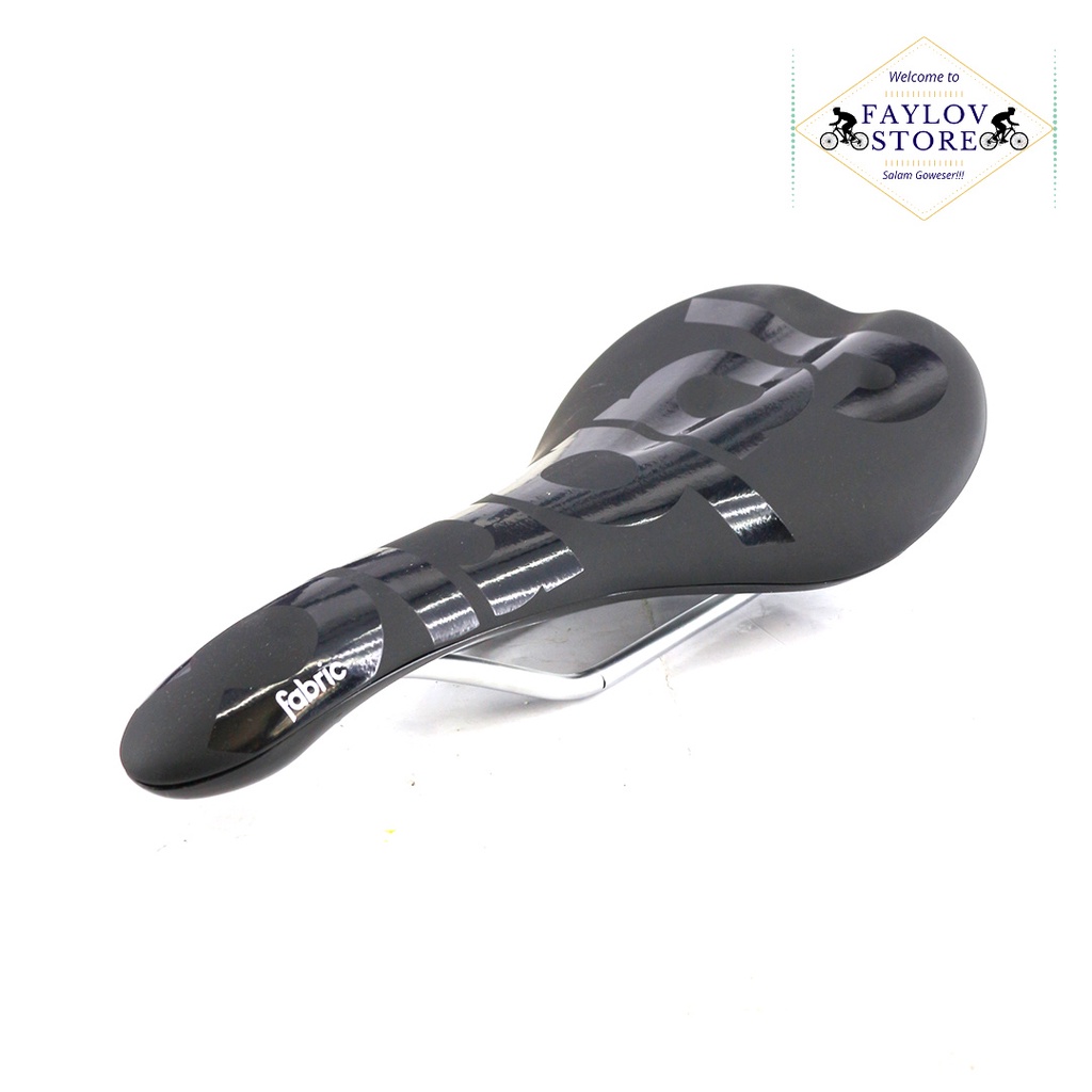 SADEL SADDLE FABRIC SCOOP ELITE TEAM SHALLOW BLACK 142 MM