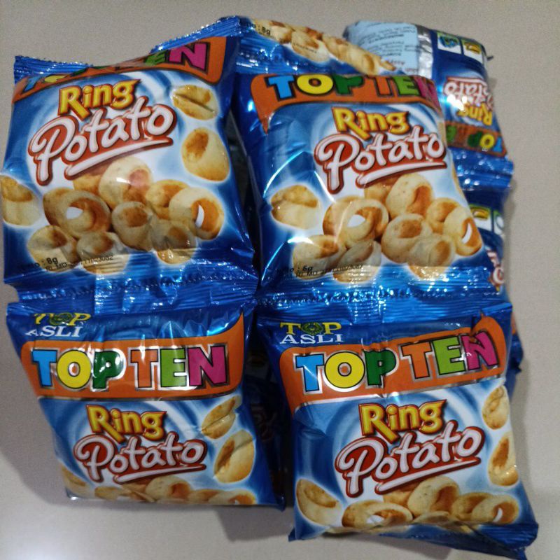 Top Ten Ring Potato snack jadul | jajanan SD