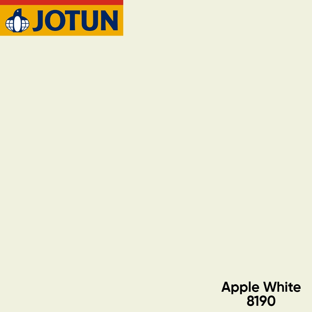 CAT TEMBOK INTERIOR JOTUN MAJESTIC / ESSENCE / JOTAPLAST SERIES - APPLE WHITE 8190 (PAIL)
