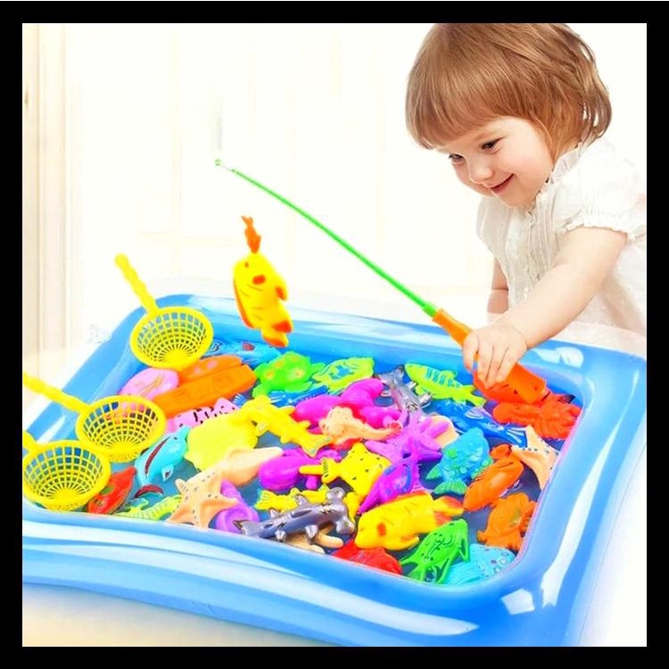 READY MAINAN ANAK PANCINGAN KOLAM IKAN MAGNET PANCING IKAN ANAK ALAT PANCING TERMURAH DAN TERBARU AL