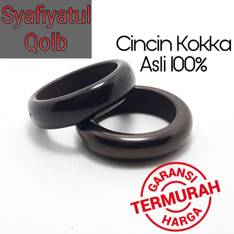 Cincin kaoka/kaokah/kaukkah motif polos/mata 1/mata 3/mata 5/mata 9/ukir wafak