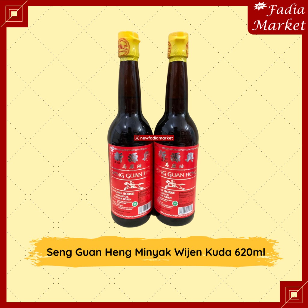 

Seng Guan Heng Minyak Wijen cap Kuda 620ml