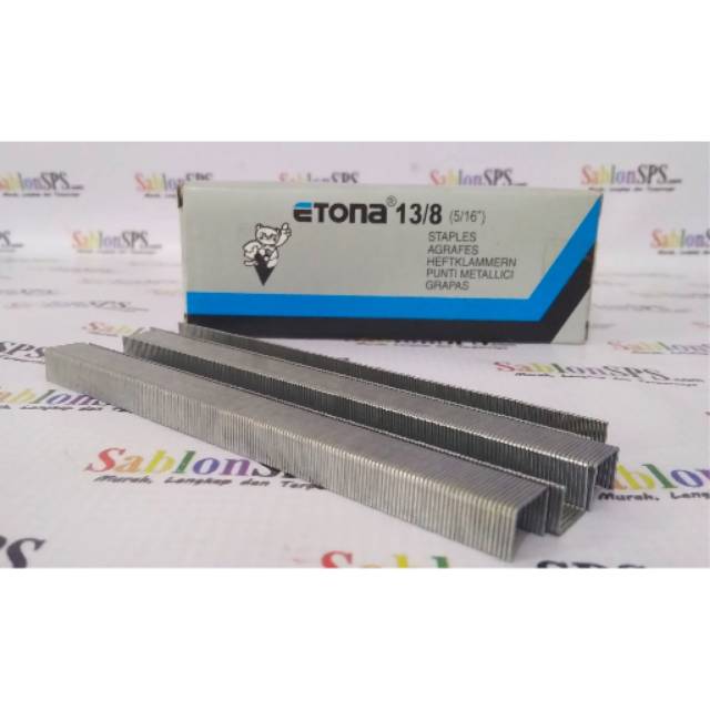 Staples gun tacker etona 13/8 isi 5000 pcs