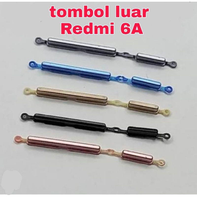 tombol luar swicth on off volume xiaomi redmi 6 6A