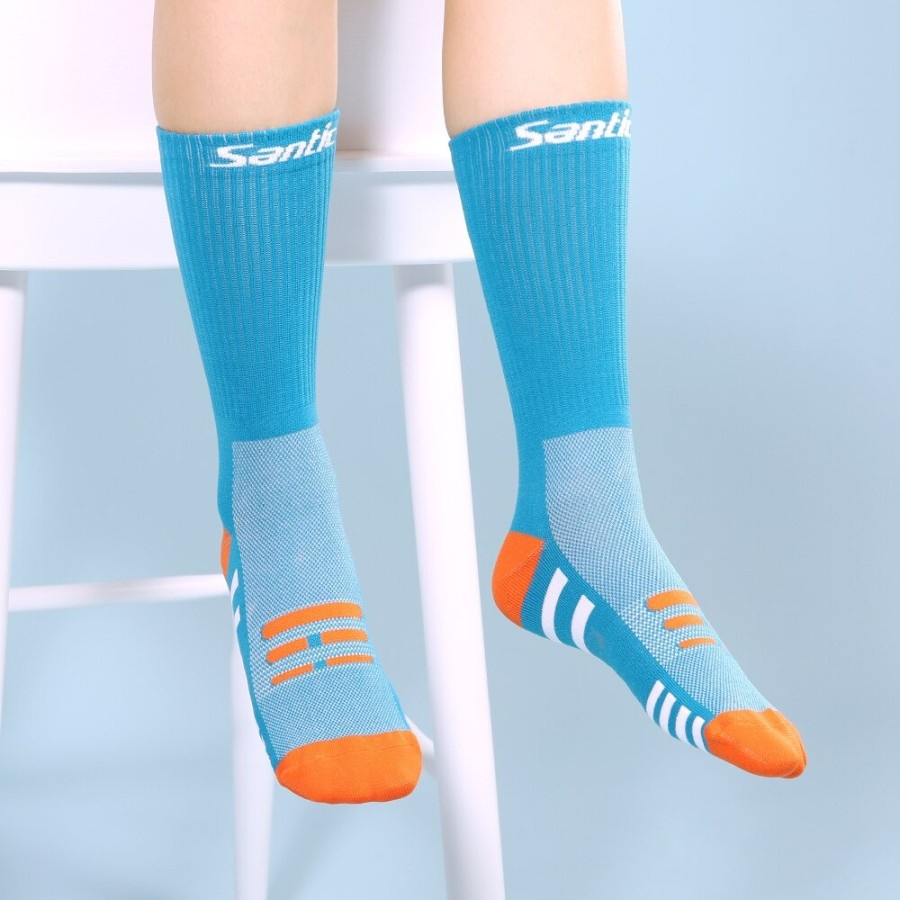 Santic Kaos Kaki Sepeda Cycling Sock Bicycle Socks Pria Wanita WM0P069