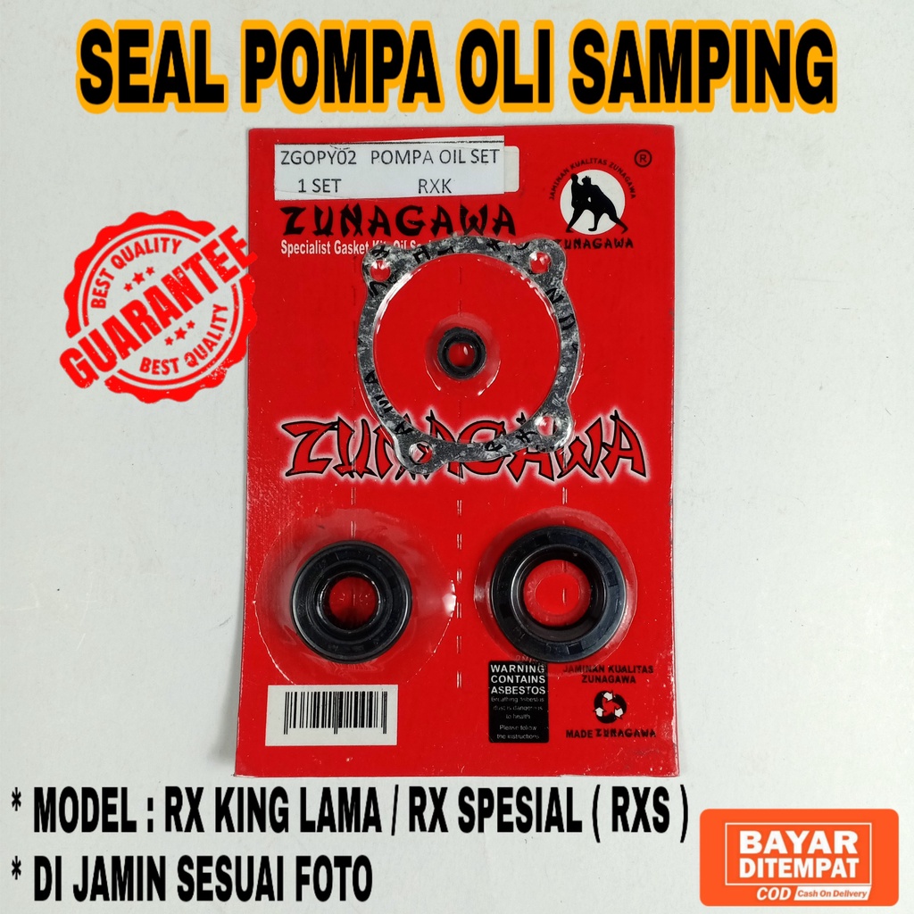seal pompa oli samping rx king lama rxs