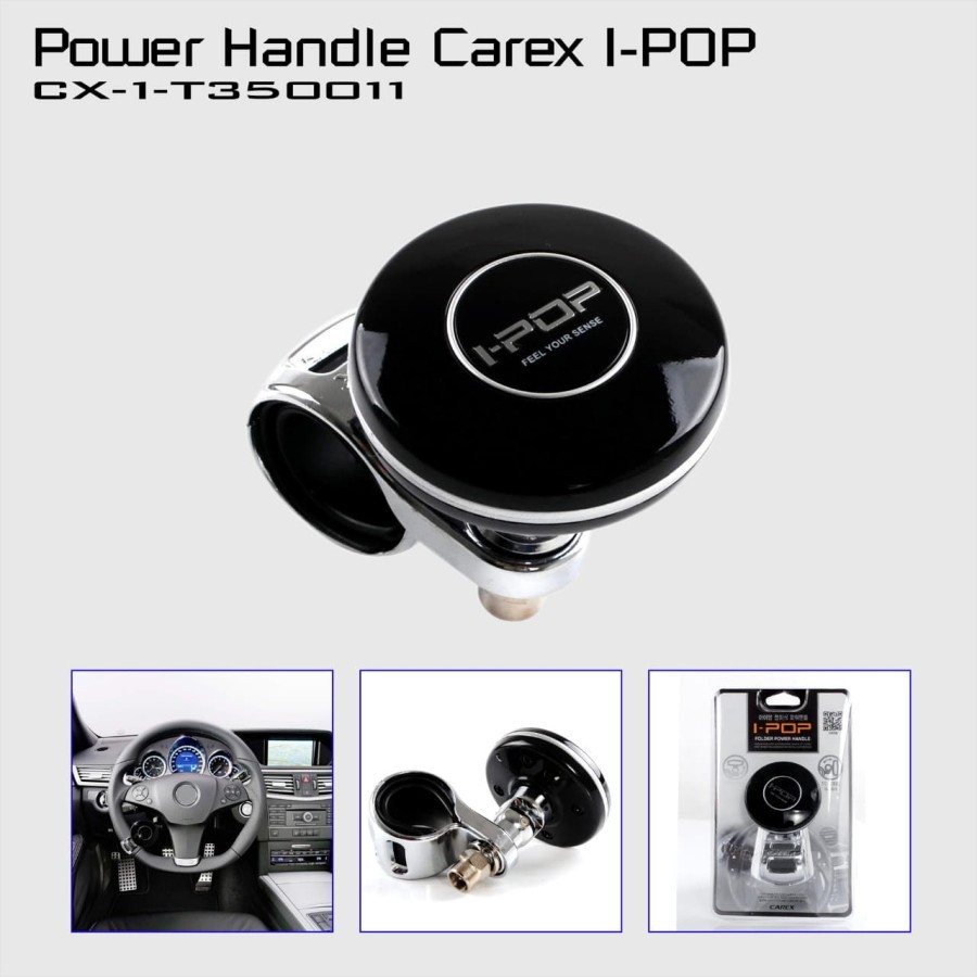 IPOP POWER HANDLE STIR STEERING KNOB PEMUTAR I-POP MOBIL UNIVERSAL