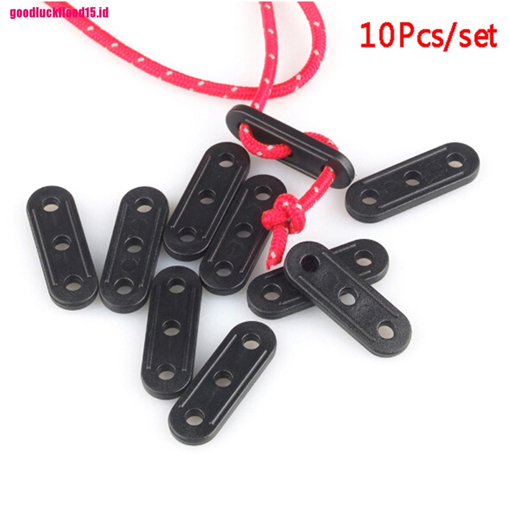 (LUCKID) 10pcs Klip Tali Tenda / Kanopi Untuk Camping