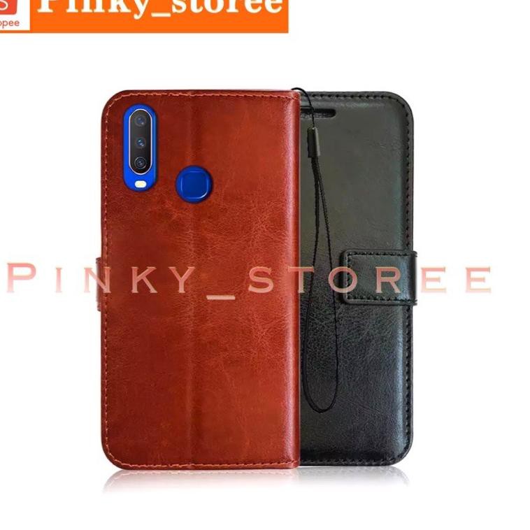 Paling Diminati Leather Case Redmi 9/ Redmi 9A/ Redmi 9C/ Flipcover Case Dompet Hp Kulit Berkualita