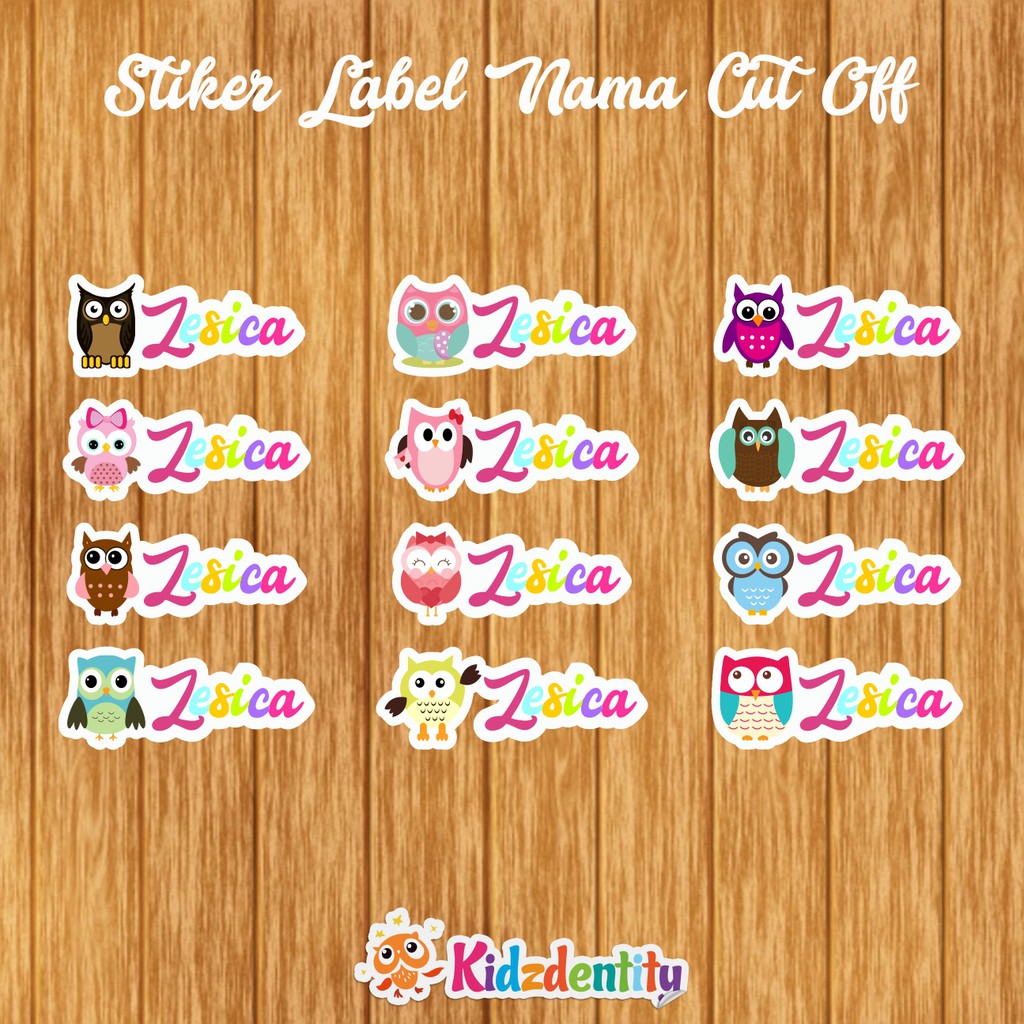 

STIKER NAMA CUT OFF OWL 1
