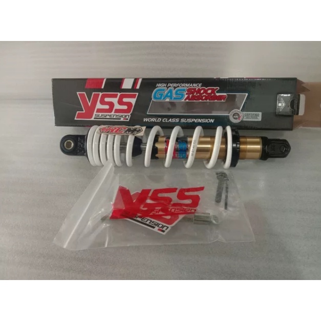 SKOK SHOCK ABSORBER BREKER SHOCKBREKER YSS DTG EVO GOLD WHITE EMAS PUTIH UK 330 MM VARIO 125 150