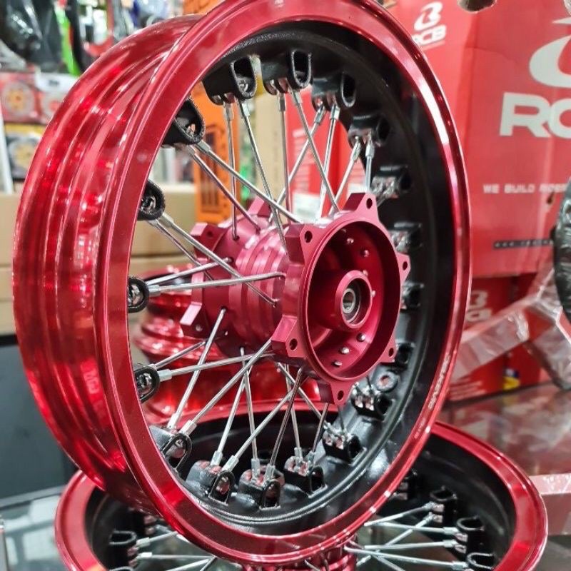 Velg Delkevic Jari-Jari Adv 150 Lebar 300-450 Ring 14 Tromol Merk Nui Full Cnc Bisa Ban Pake Tubles