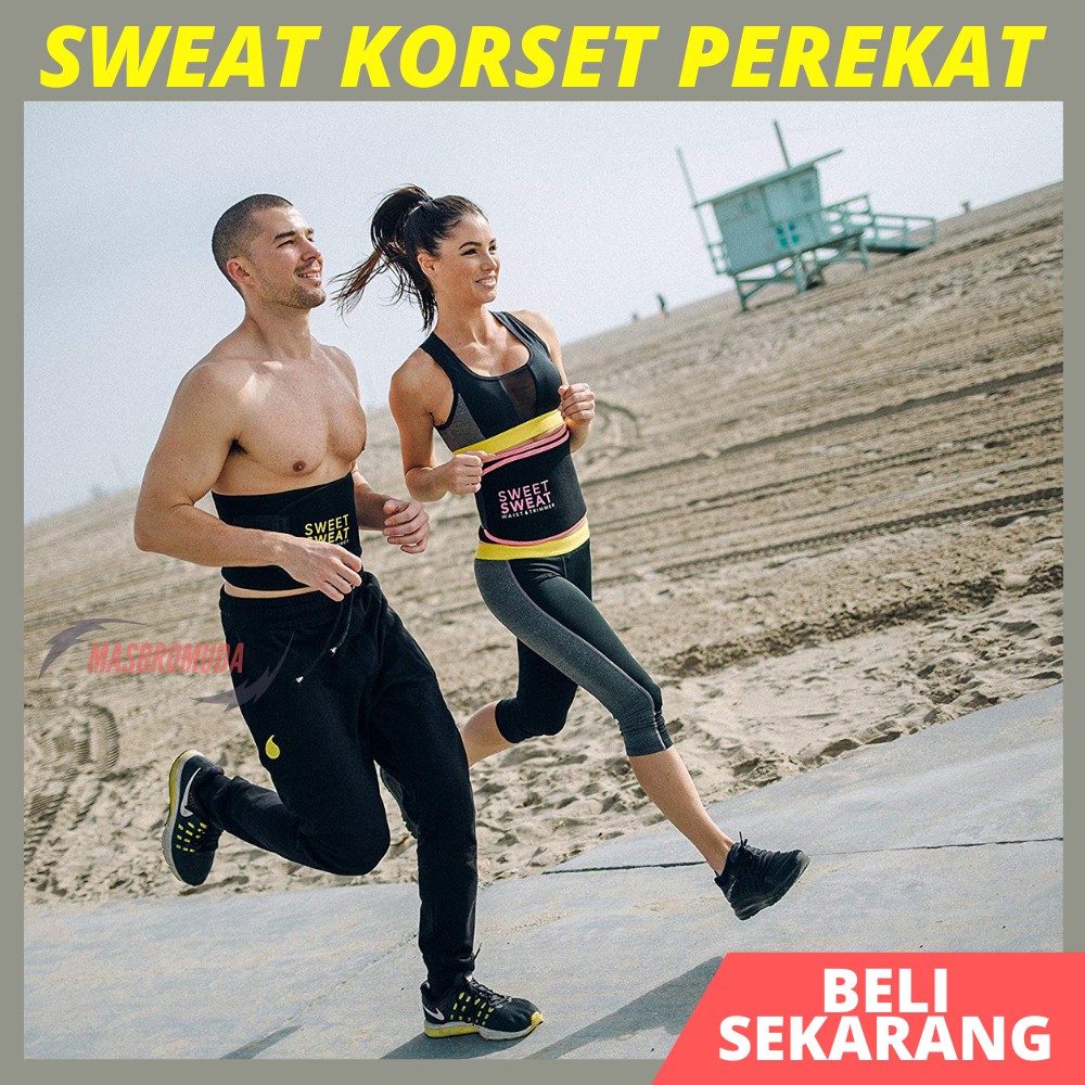 Korset Pelangsing Perut Buncit Sweet Sweat Perekat Pengecil Perut Hot Shapers Stagen Pria Wanita 001