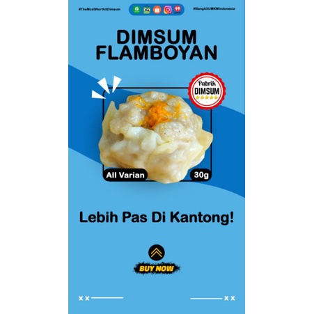 Flamboyan Dimsum isi 50 Pabrik Dimsum Halal