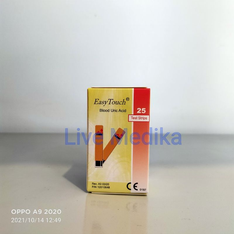 Strip Asam Urat Easy Touch / EasyTouch Uric Acid / Stik Asam Urat Easy touch