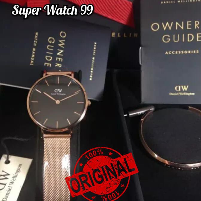Jam Tangan Daniel Wellington Strap Metal Pasir Original DW-2056