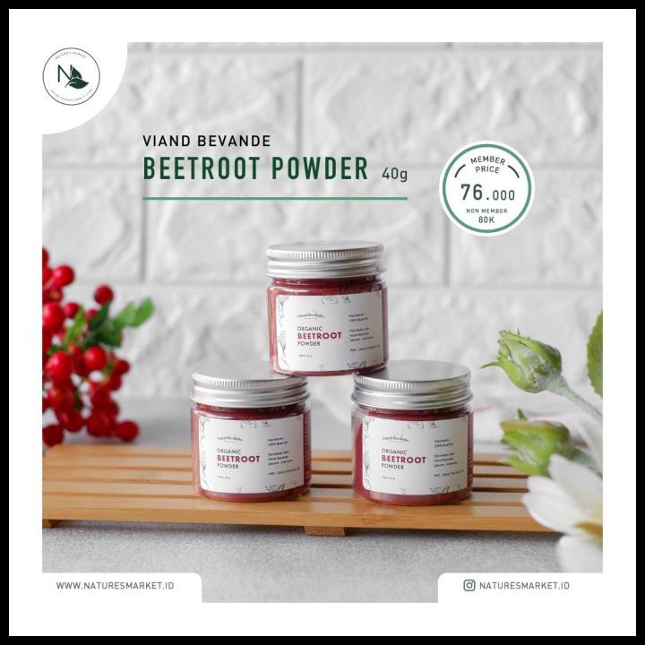 

TERBARUU!! Viand Bevande Food Powder Beetroot 40gr SALE