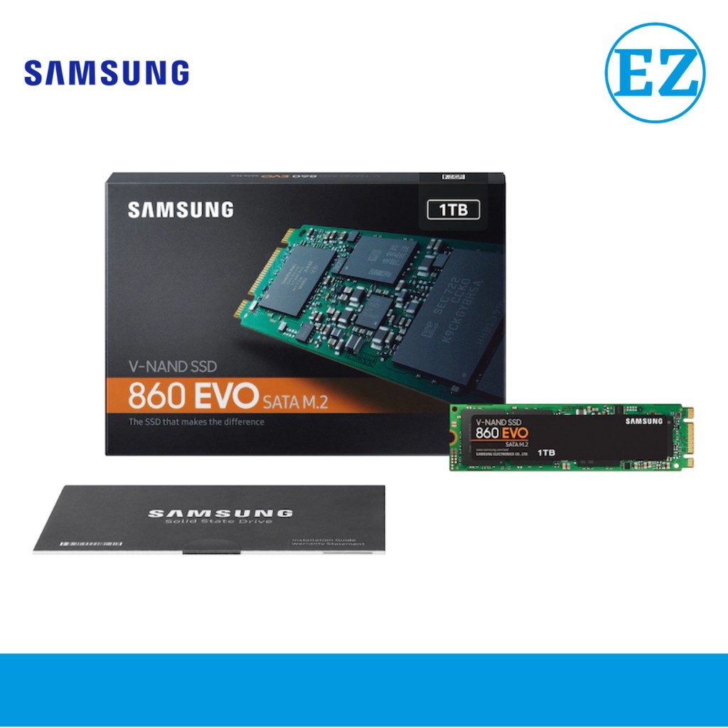 SSD SAMSUNG - 860 EVO, 1TB, M.2 2280, SATA III