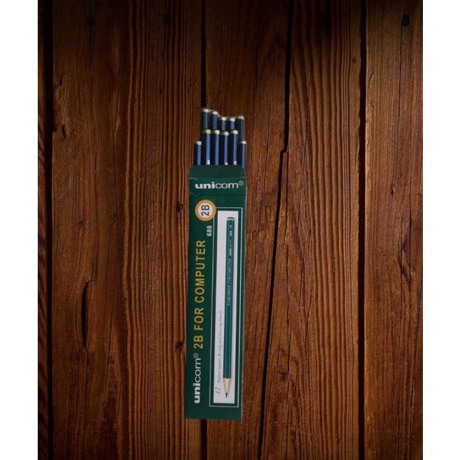 

Pensil unicorn 2B isi 12pcs