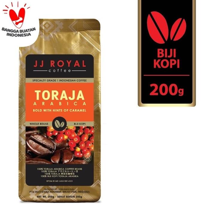 

Coffee/Kopi JJ Royal Toraja Arabica Bean Bag 200g