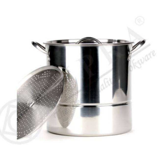 PANCI STOCK POT WSP 40 QT SUPRA STAINLESS / SARANGAN / STEAMER / KUKUSAN