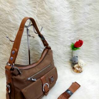  Tas  selempang wanita junfa  8191 96 bahan kanvas tas  import 