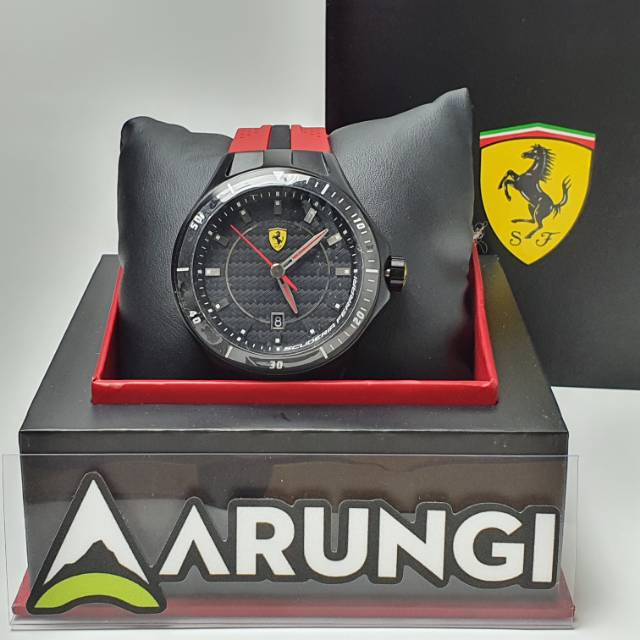 Jam Tangan Original Ferrari Scuderia Race Day Mens Watch 830080
