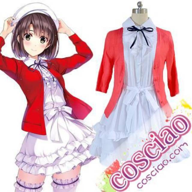 Saekano/saenai Megumi Katou daily ver Cosplay Costume Anime