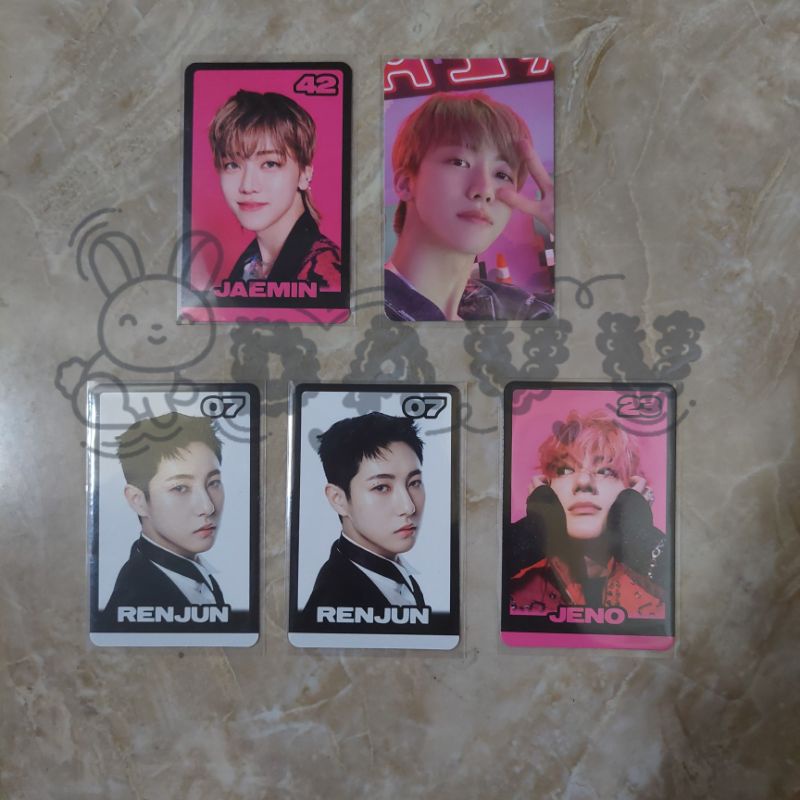 PC Jaemin TC Set Ver B Glimo, Jeno Konsep TC Ver B Glimo, Renjun Konsep TC Ver B Glimo