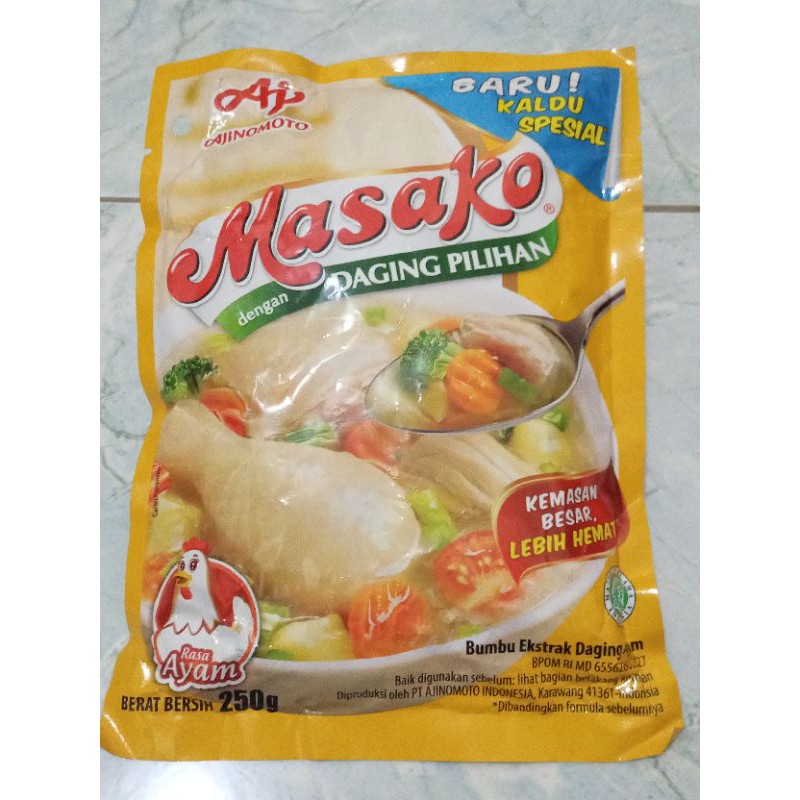 

Masako Ayam & Sapi Kemasan Baru Isi (1 Pcs = 250 gr)