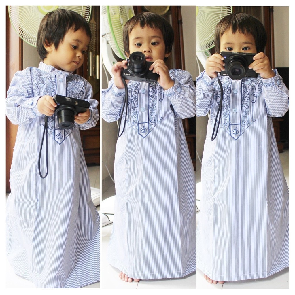 JUBAH PAKISTAN ANAK PREMIUM motif SALUR