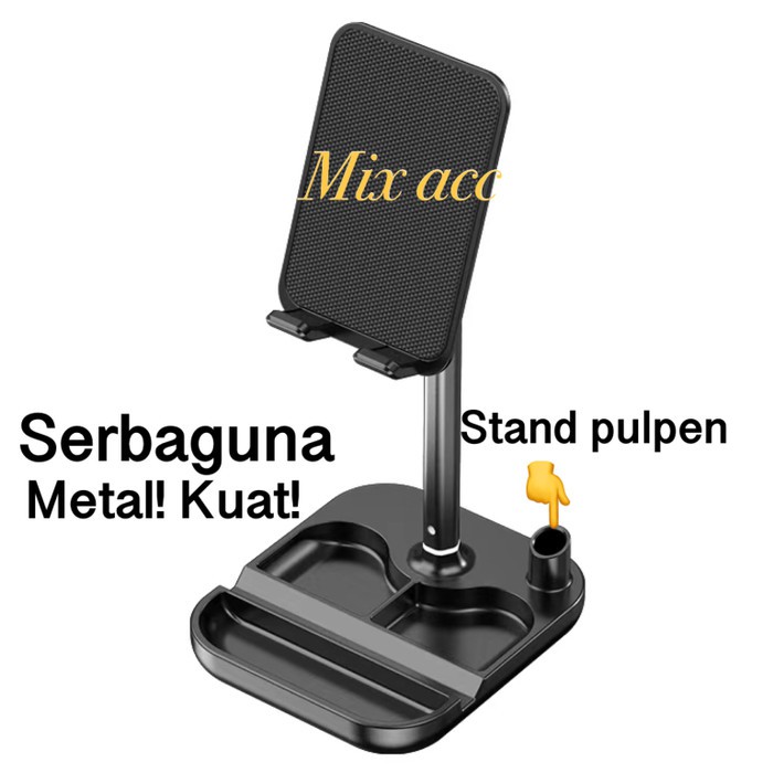 NO998 METAL Folding Holder Hp Ipad Tab stand meja table Tablet