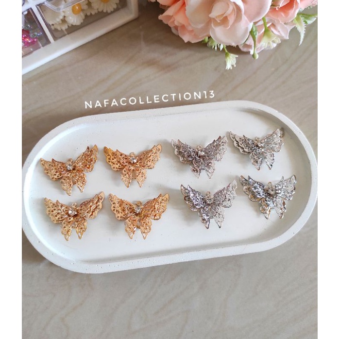 (1 pcs) Flat Butterfly