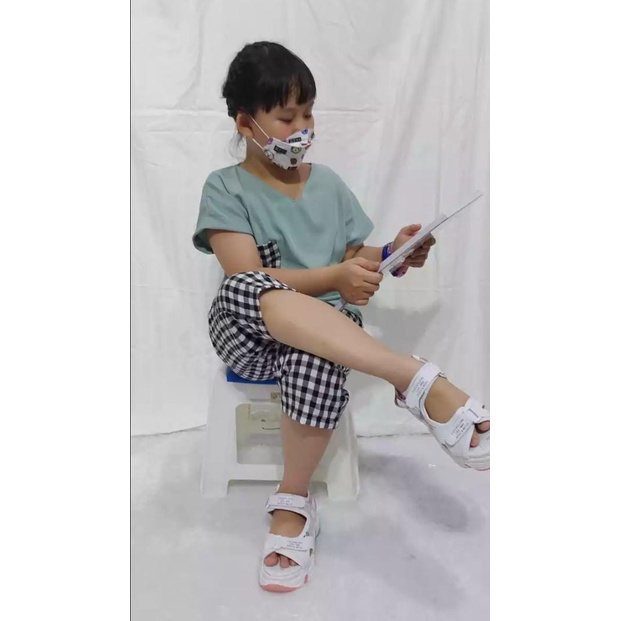 BDG_STYLE /setelan anak perempuan/setelan impor/baju combi/setelan terbaru/setelan kombi kotak (cod)