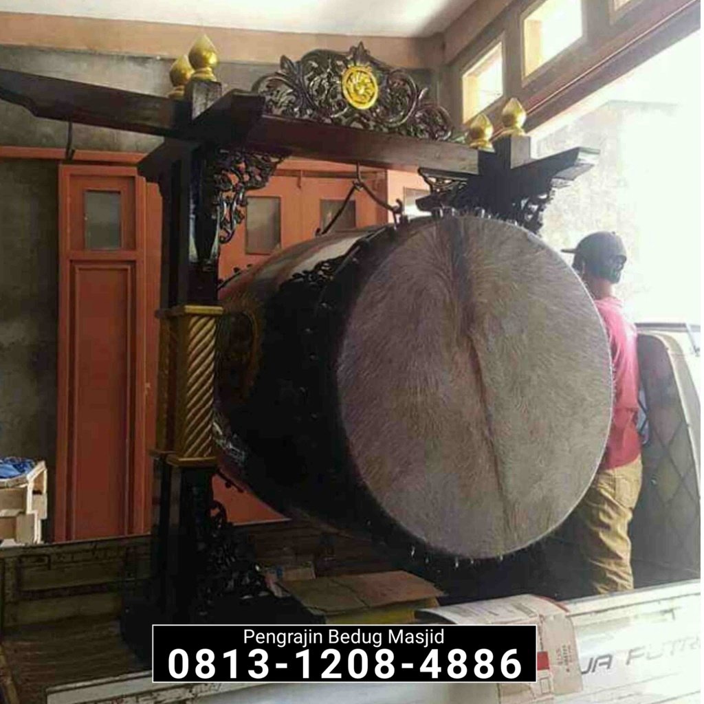 ( Bayar Setelah Besug Sampai Lokasi Anda ) Bedug Masjid Besar Beduk Masjid Kayu Jati Kulit Sapi Kuli