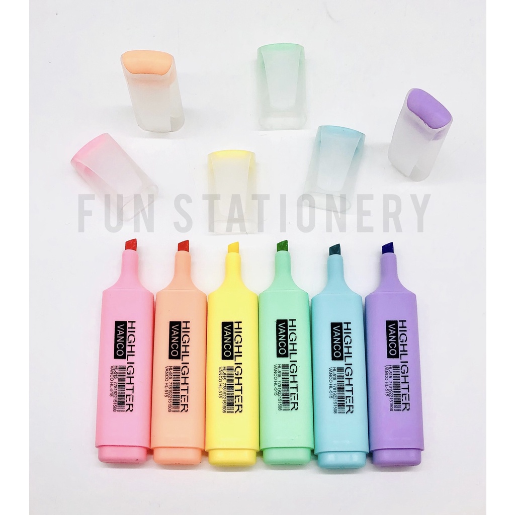 

(12 PCS) STABILO HL-515 PASTEL VANCO / HIGHLIGHTER PEN