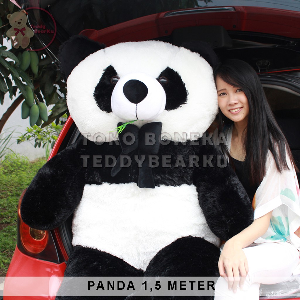 Boneka Panda 1,5 Meter Hitam-Putih